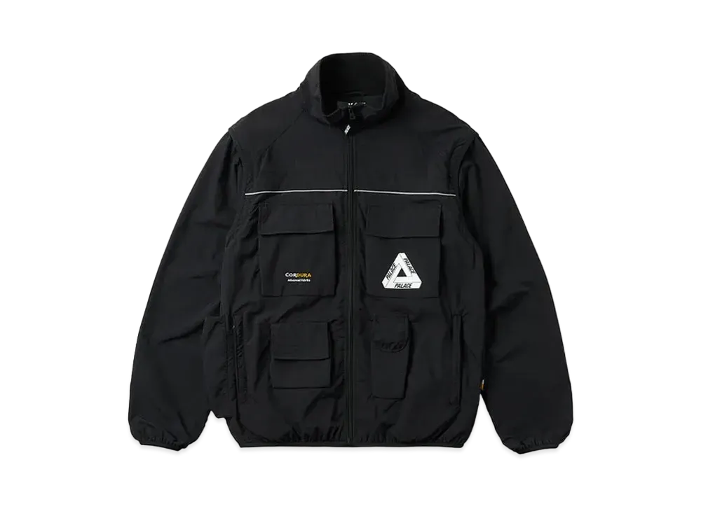 PALACE Cordura RS Zip Off Jacket "Black"