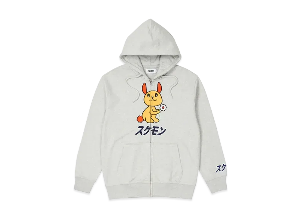 PALACE Cute Zip Hood "Grey Marl"