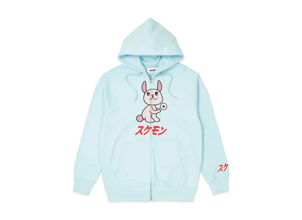 PALACE Cute Zip Hood "Light Blue"