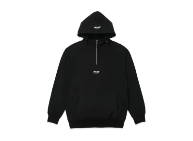 PALACE 1/4 Cotton Panel Hood "Black"