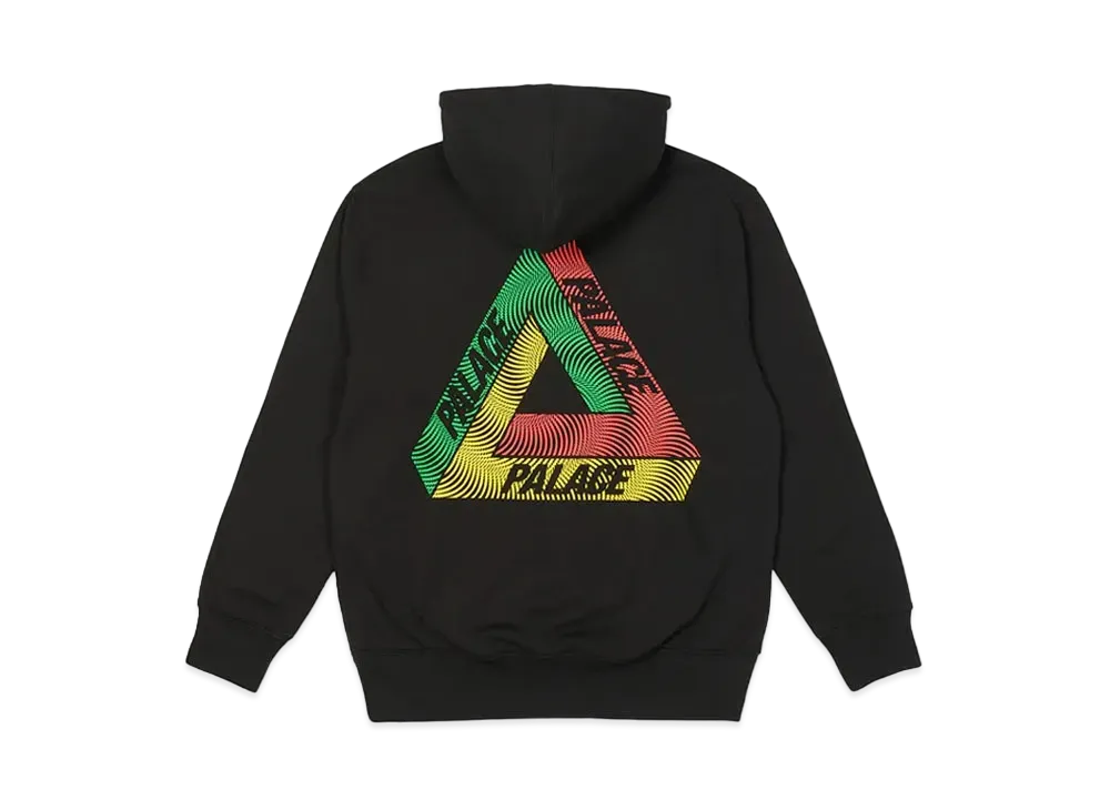 PALACE Swirl Tri-Ferg Hood "Black"