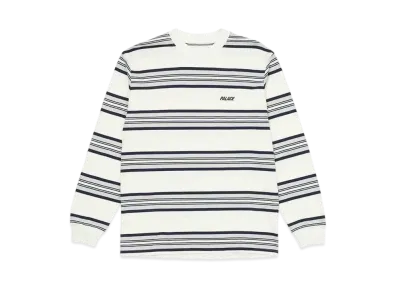 PALACE Stoner Stripe Longsleeve Top "White"