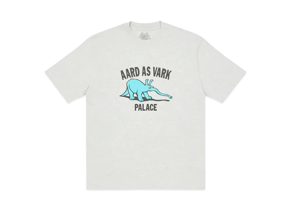 PALACE Aard As Vark T-Shirt "Grey Marl"