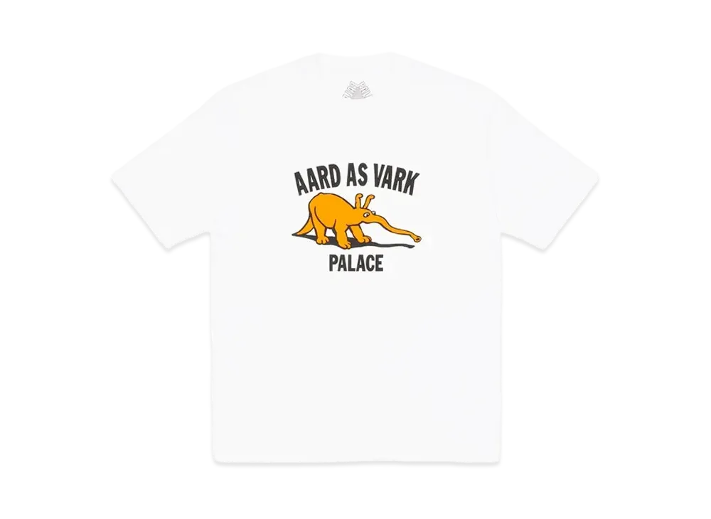 PALACE Aard As Vark T-Shirt "White"