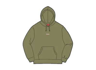 Supreme Underline Hooded Sweatshirt "Light Olive"