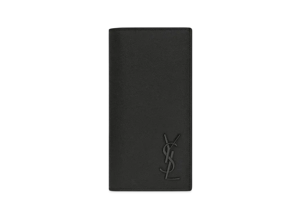 サンローラン コンチネンタルウォレット カサンドラ （グレイン・ド・プードルエンボスレザー） "ブラック" 529981BTY0U1000