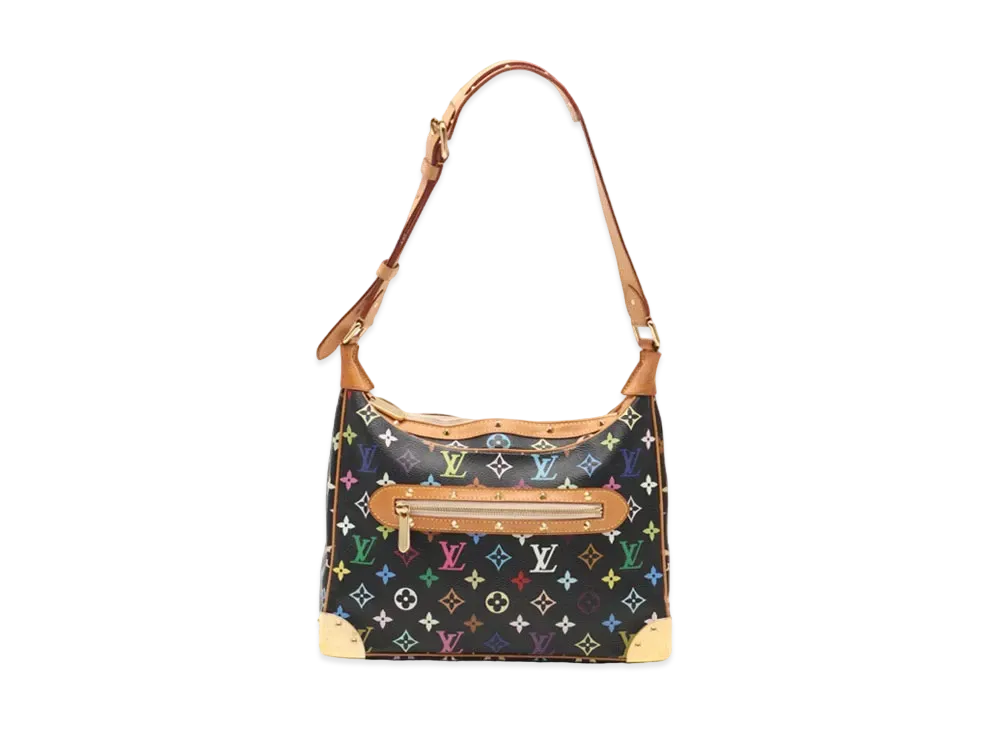 ルイヴィトン ブローニュ モノグラム マルチカラー "ノワール" M92638