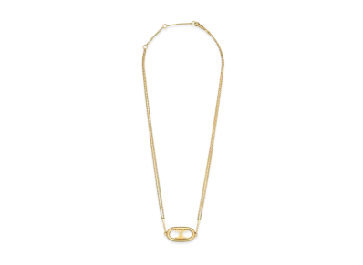 CELINE Maillon Triomphe Necklace In Gold Brass "Gold"