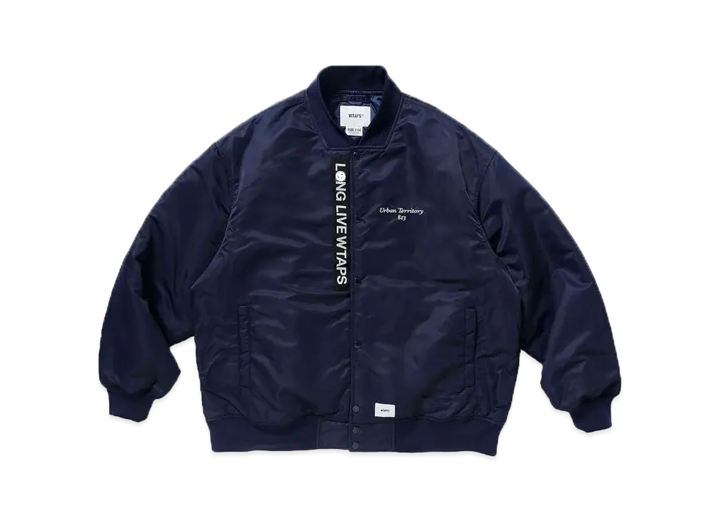 Wtaps Team / Jacket / Nylon. Twill. UT813 "Navy"