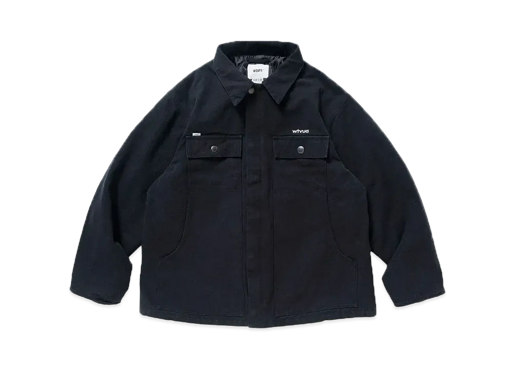 ダブルタップス ミチ / ジャケット / コットン. セイルクロス. Wtvua 222WVDT-JKM05 "ブラック"