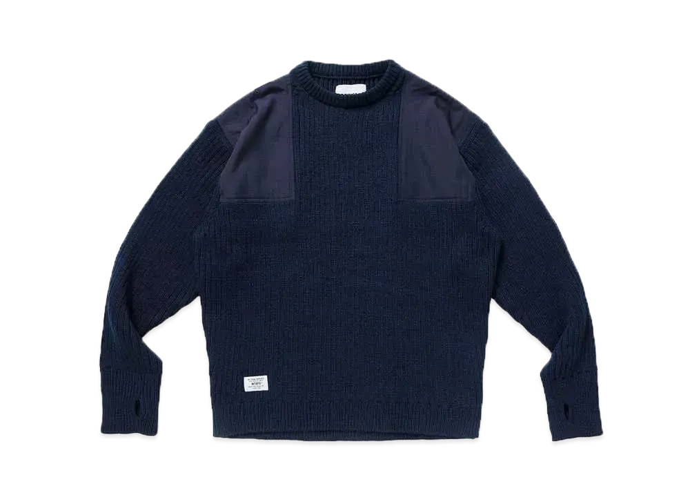 Wtaps Commander / Sweater / Poly "Navy"
