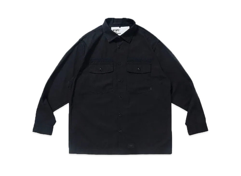 Wtaps CBW / LS / Cotton. Poplin "Black"