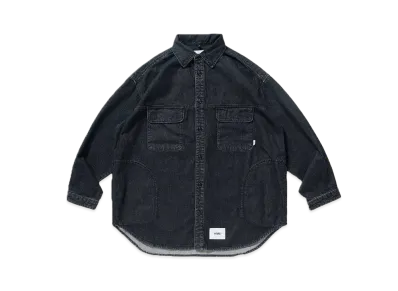 Wtaps Wcpo 01 / LS / Cotton. Denim "Black"