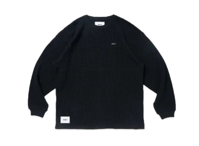 Wtaps Waffle / LS / Cotton. Loose. Sign "Black"