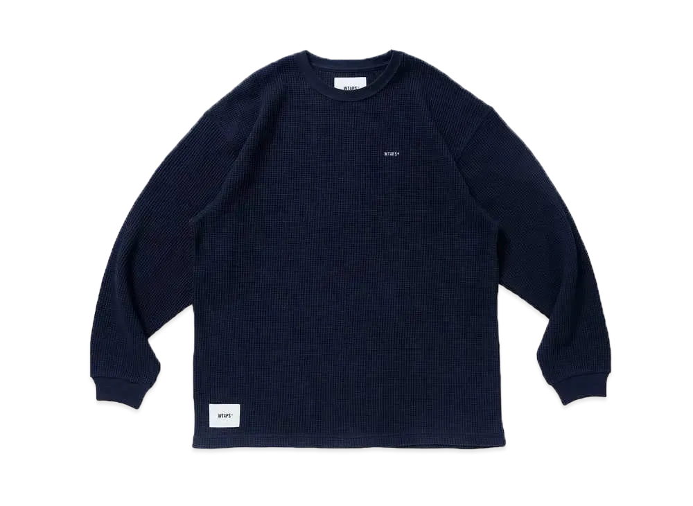 Wtaps Waffle / LS / Cotton. Loose. Sign 