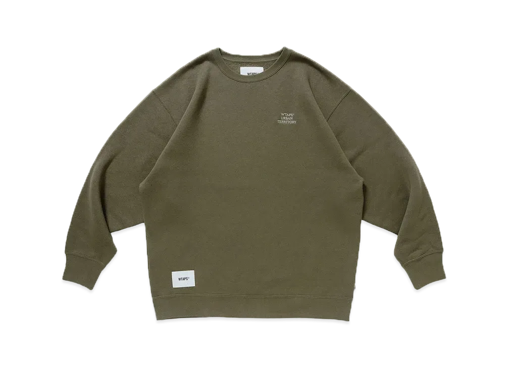 Wtaps AII 02 / Sweater / Cotton. Wut "Olive Drab"
