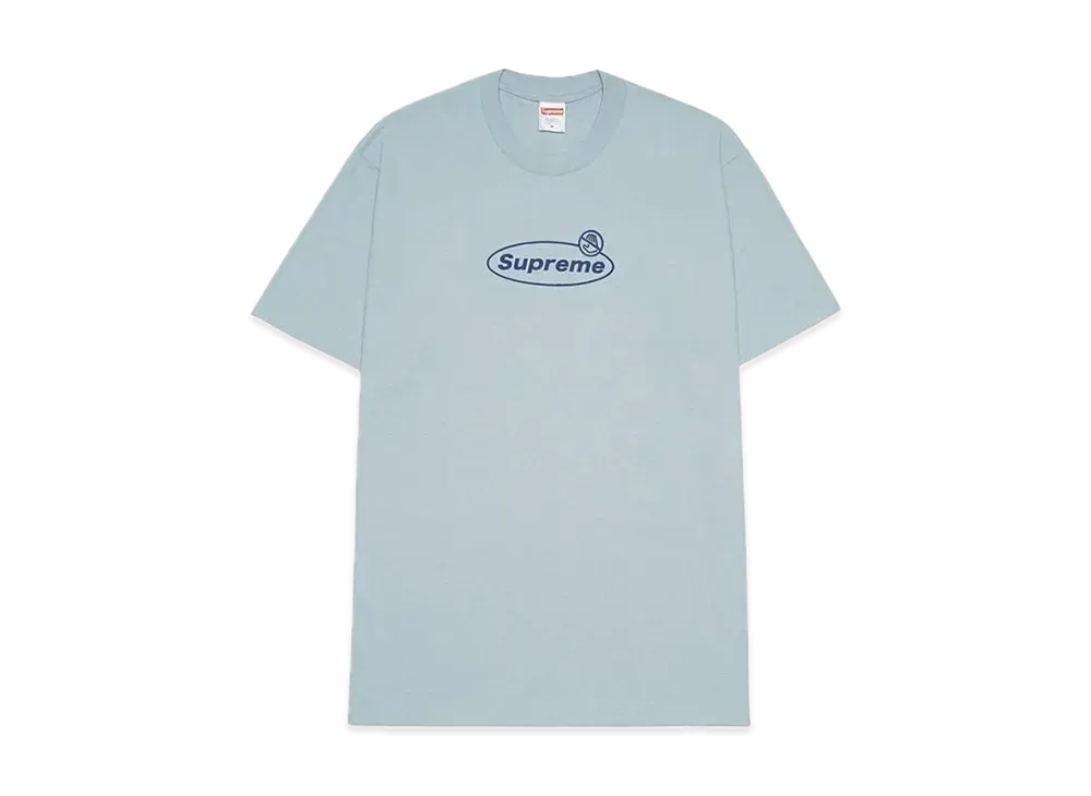 Supreme Warning Tee "Dusty Blue"