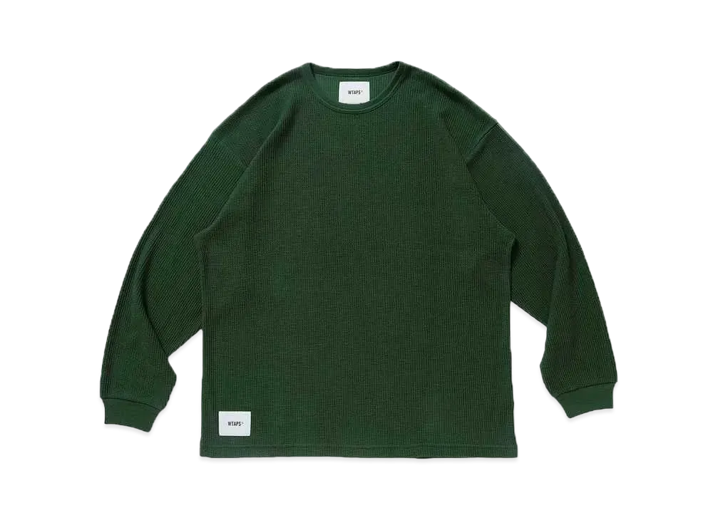 Wtaps Waffle / LS / Ctpl. Regular "Green"