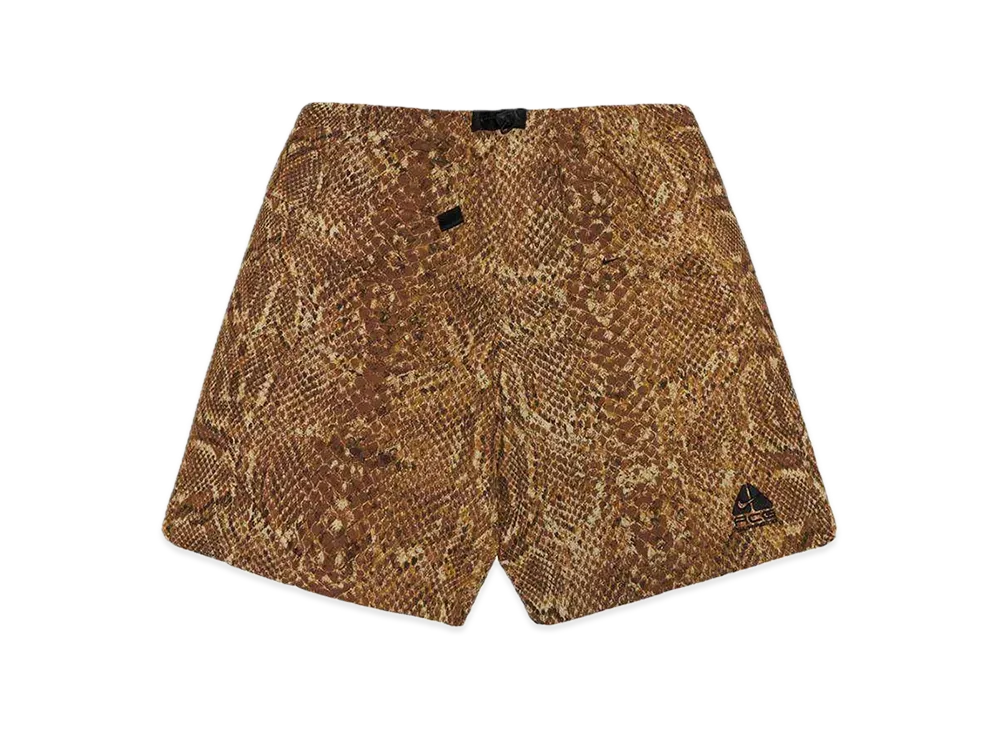 Supreme Nike ACG Nylon Trail Short "Gold Snakeskin"