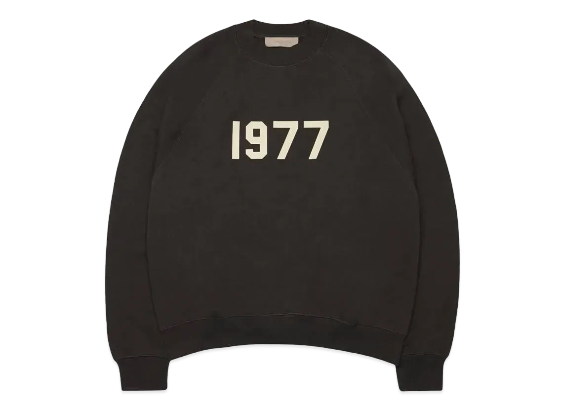 FEAR OF GOD ESSENTIALS 1977 CREWNECK "Iron"