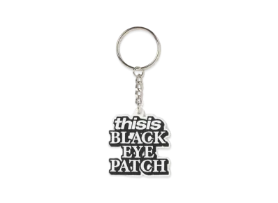 BlackEyePatch x thisisneverthat Rubber Keychain "White"