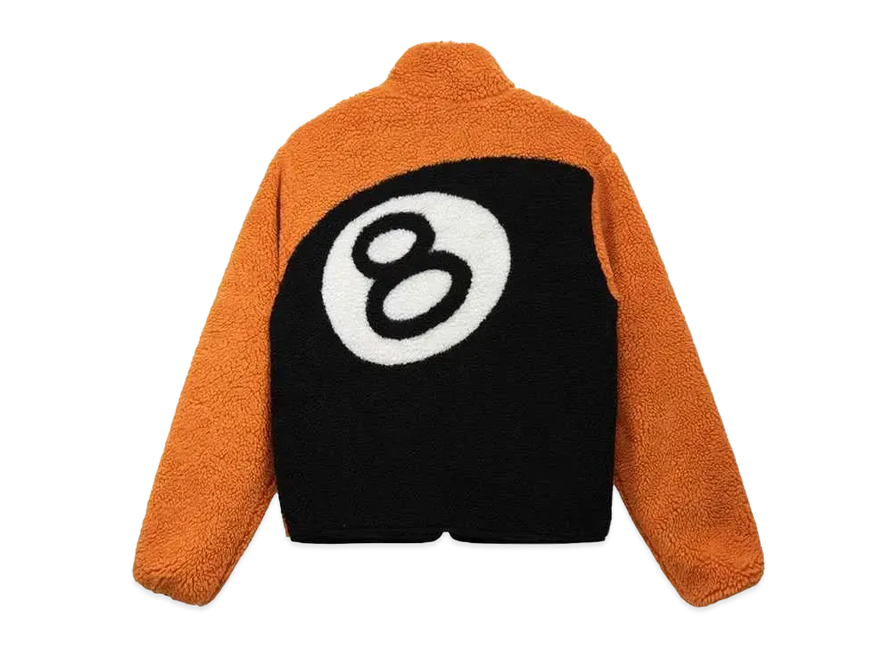 Stussy 8 BALL SHERPA JACKET "Orange"