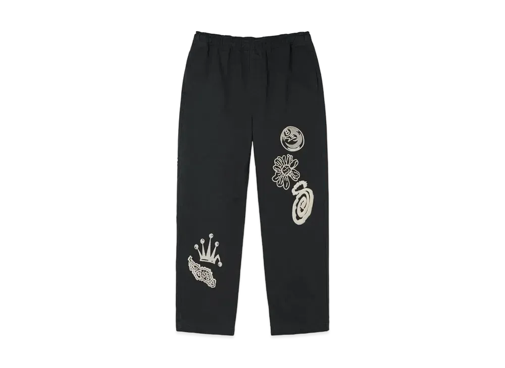Stussy NOMA ICON BEACH PANT "Washed Black"