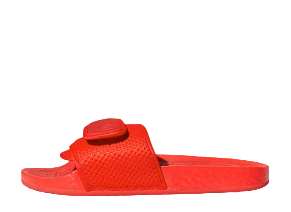 ファレル ウィリアム × アディダス ブースト スライド "アクティブ レッド"