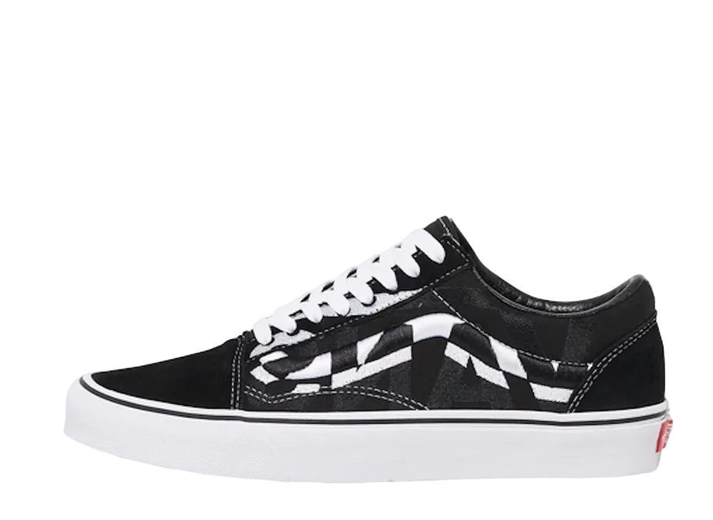 バンズ オールドスクール ステートメント "ブラック ホワイト"