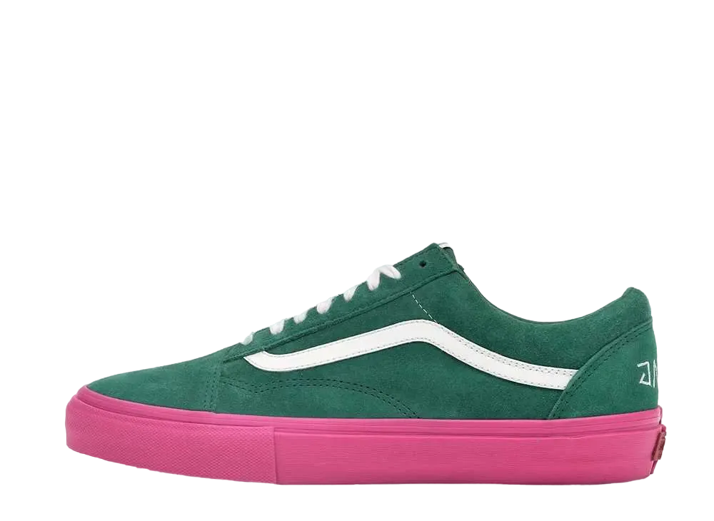 Vans Old Skool Pro S Golf Wang "Green Pink"