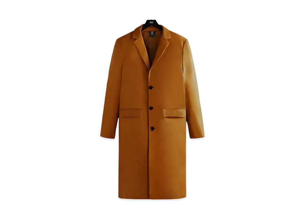 Kith x BMW Debossed Leather Royce Coat "Desert"