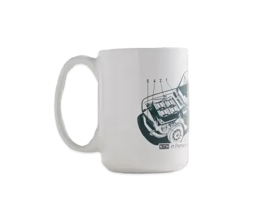 Kith x BMW Car Sketch Mug "White"