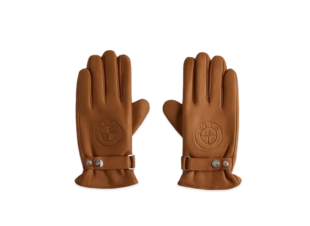 Kith x BMW Manhattan Leather Gloves "Desert"