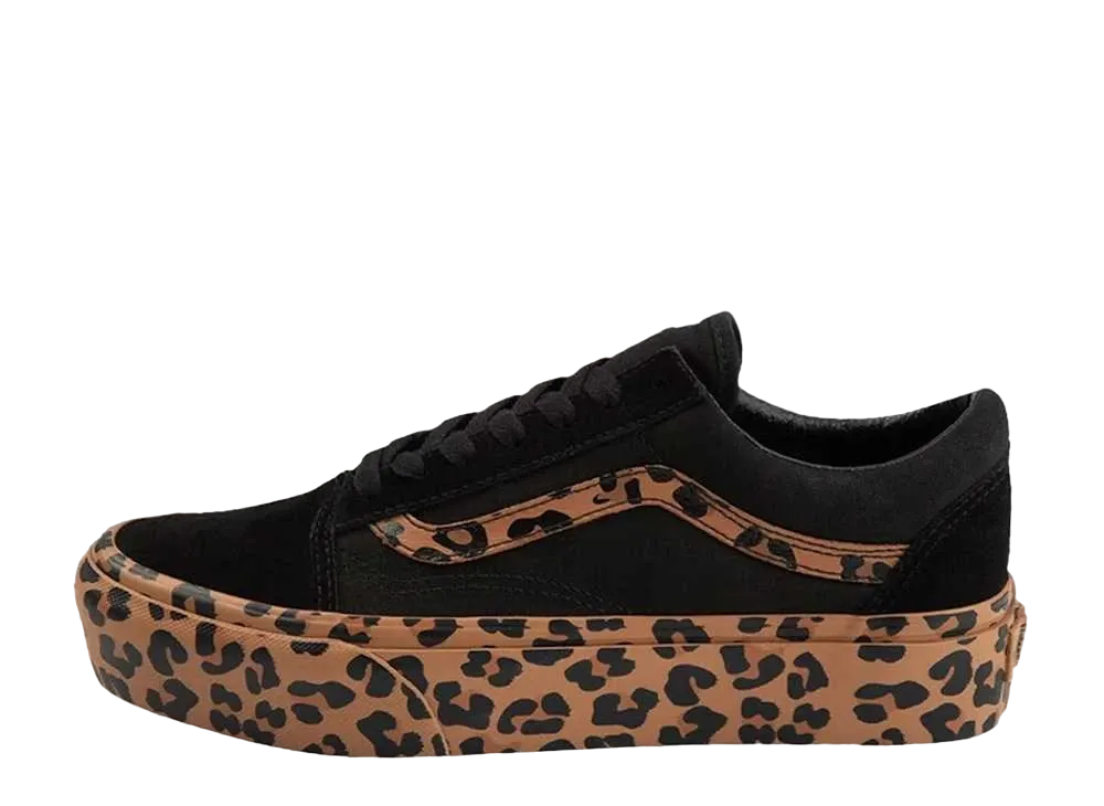 バンズ オールドスクール プラットフォーム "レオパード"
