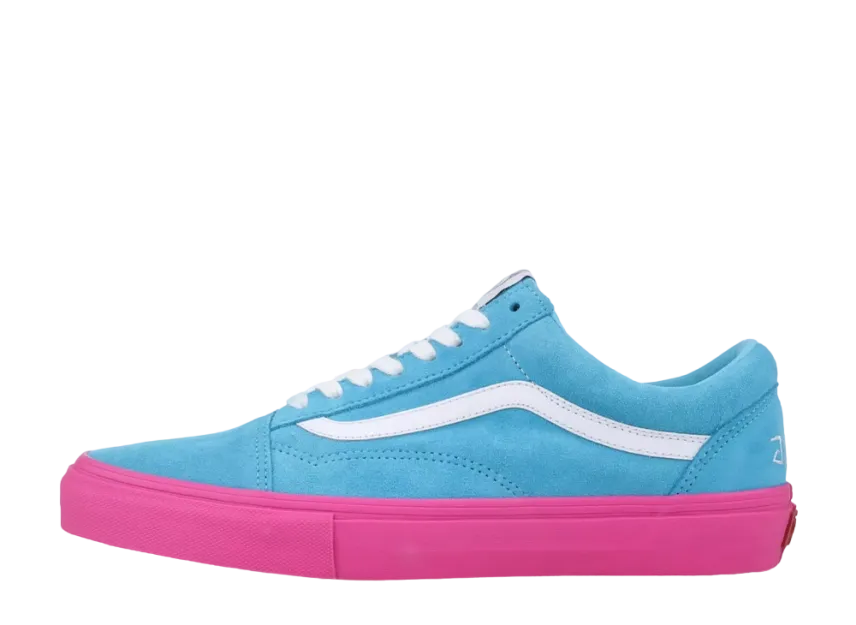 HOT Vans Golf Wang Blue Pink Vans Old Skool Pro S Golf Wang