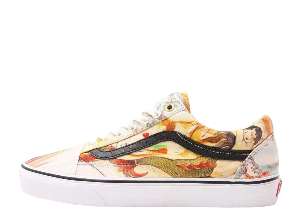 OTW ギャラリー N コステチコ × バンズ オールドスクール オールオーバープリント "マルチ カラー"