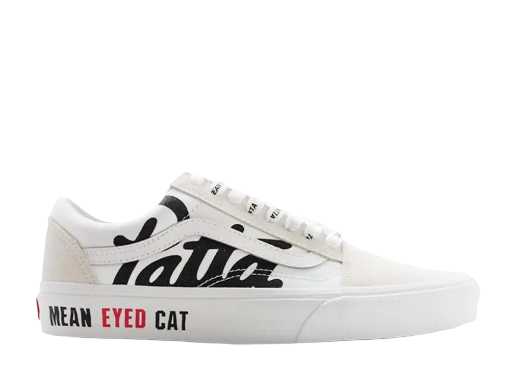 Patta × Vans Old Skool Mean Eyed Cat "White"