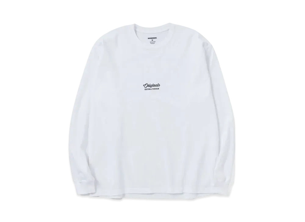 NEIGHBORHOOD NH Tee-5 LS . CO "White"