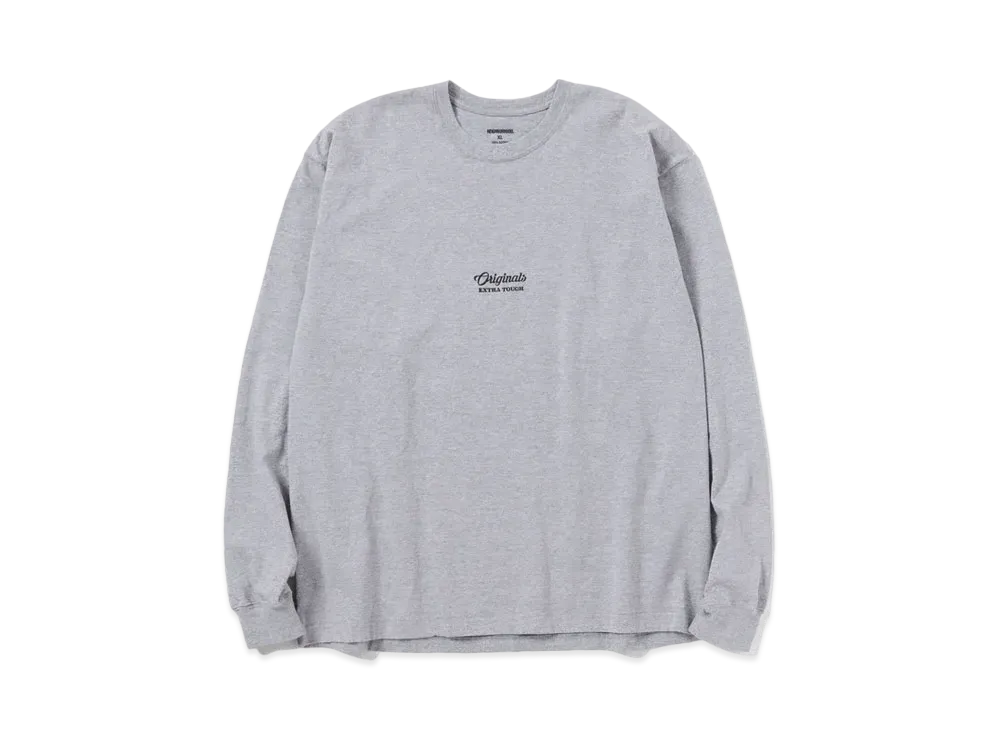 NEIGHBORHOOD NH Tee-5 LS . CO "Gray"