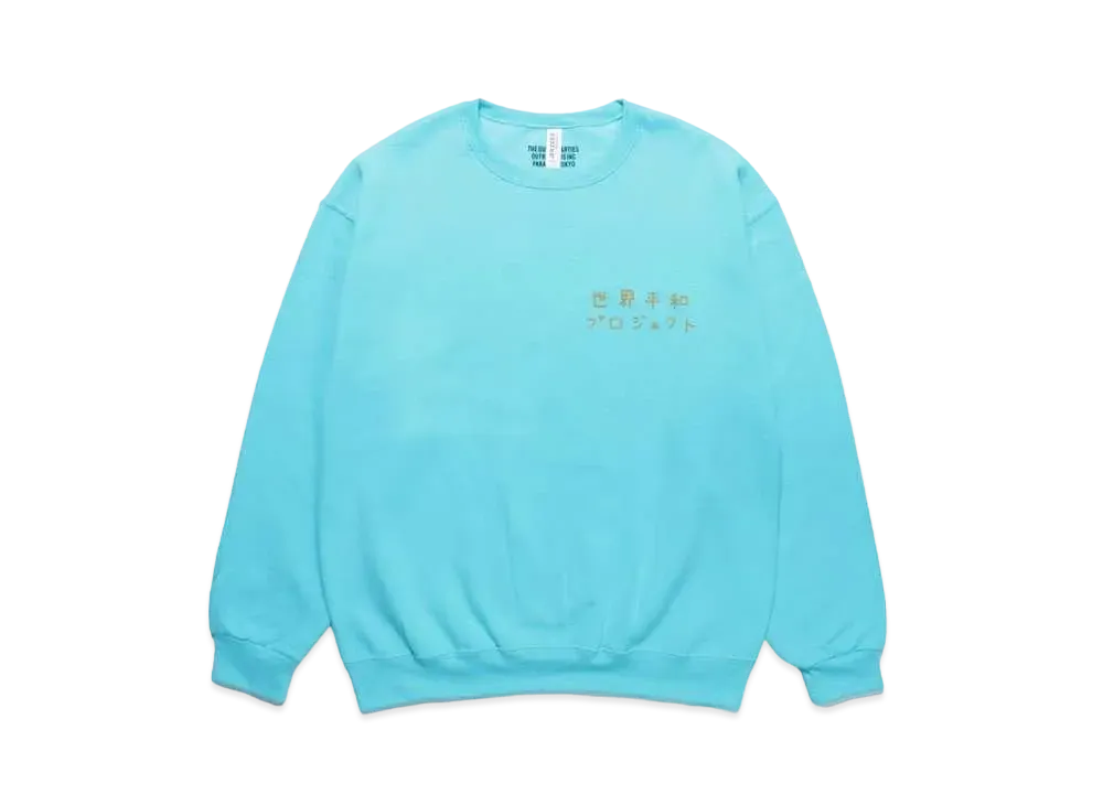 WACKO MARIA World Peace Project Sweat Shirt "Blue"