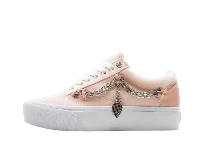Vans Women's Old Skool Platform Chain "Blushing Bride"