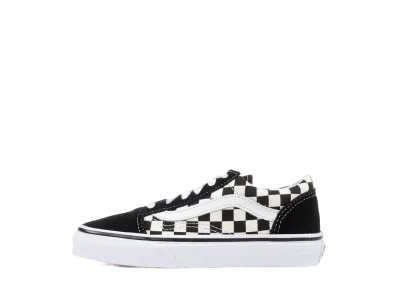 Vans PS Old Skool Primary Check "Black/White"