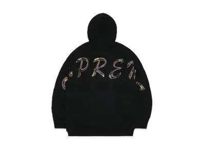 Supreme Beaded Hooded Sweatshirt "Black"