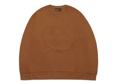 drew house sketch mascot crewneck "Brown"