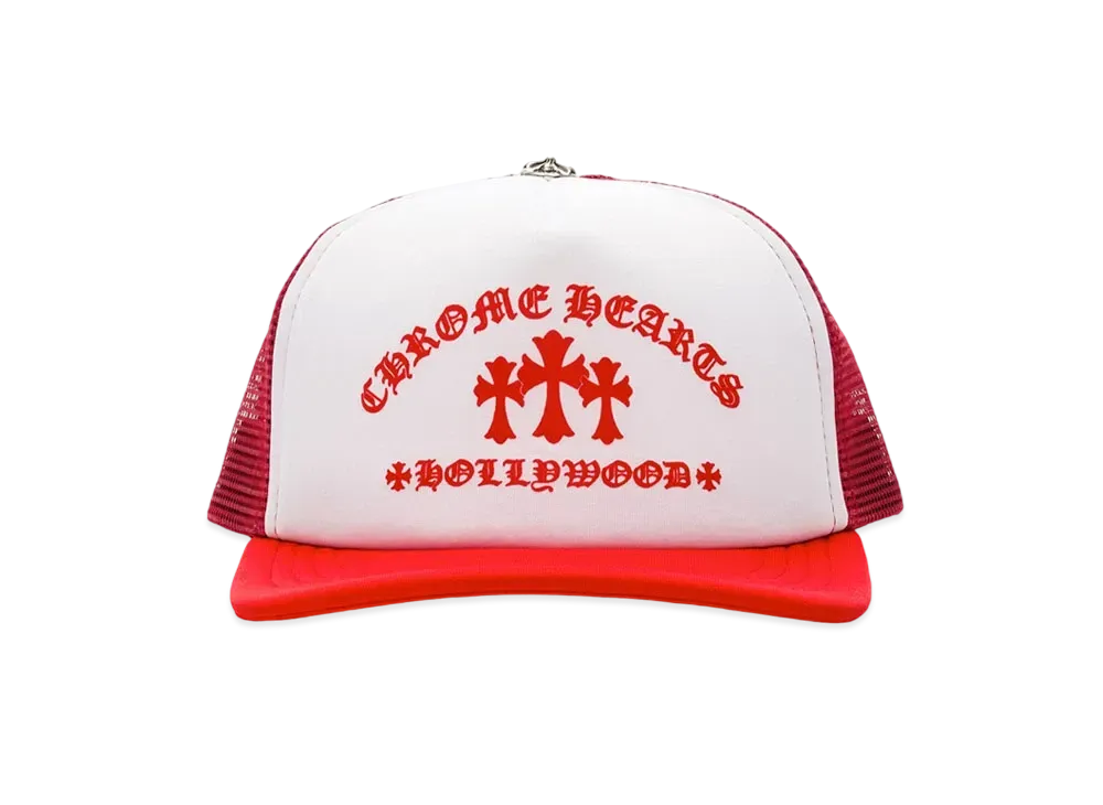 Chrome Hearts King Taco Tracker Cap "Red White"