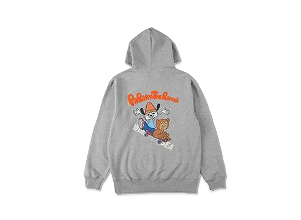 WIND AND SEA x PaRappa the Rapper (Parappa&PJ Berri) Hoodie "Gray"