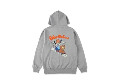 WIND AND SEA x PaRappa the Rapper (Parappa&PJ Berri) Hoodie "Gray"