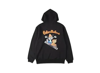 WIND AND SEA x PaRappa the Rapper (Parappa&PJ Berri) Hoodie "Black"