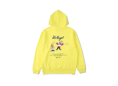 WIND AND SEA x PaRappa the Rapper (Parappa&Joe Chin) Hoodie "Yellow"