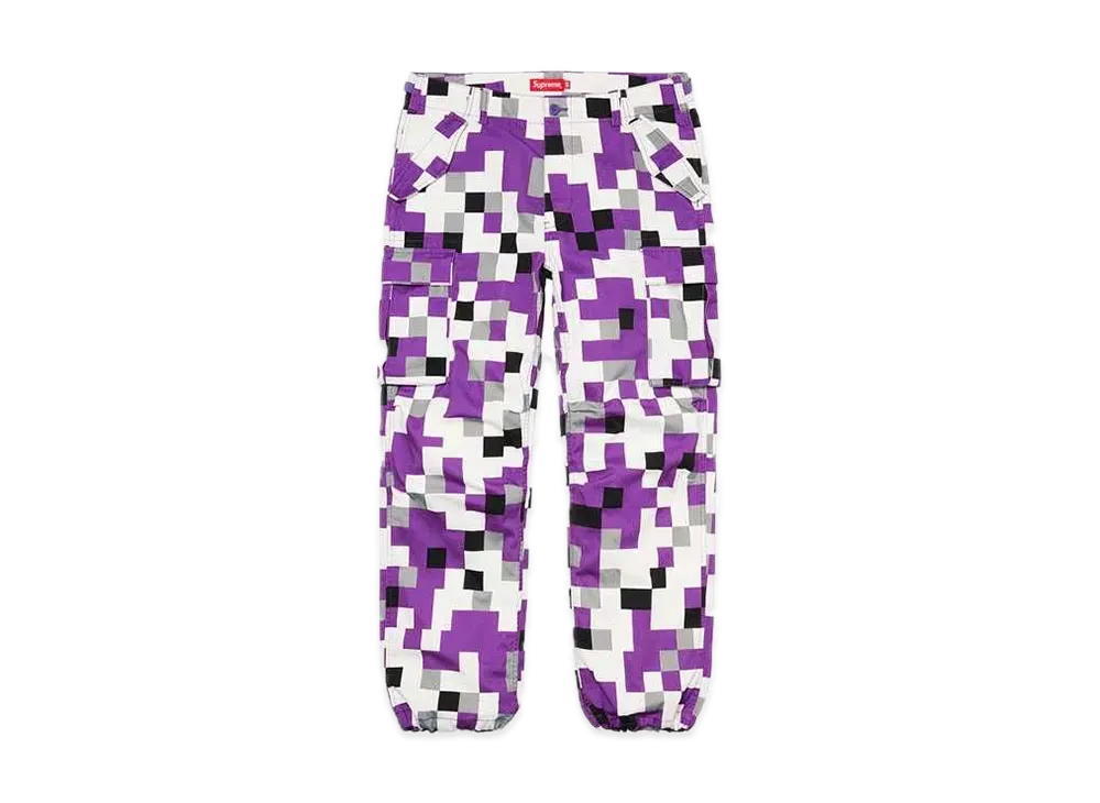 Supreme Cargo Pant "Purple Digi Camo"(20FW)